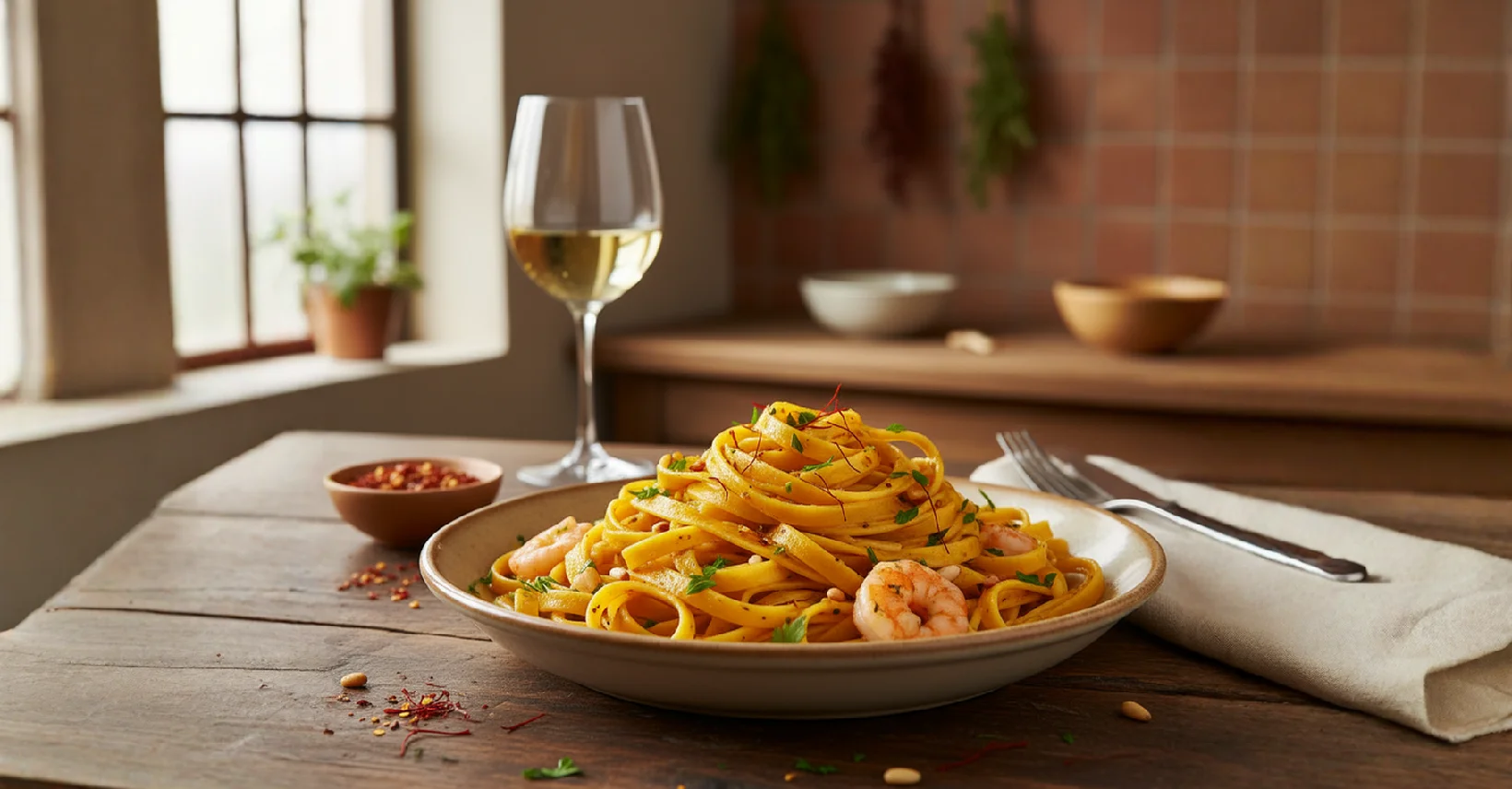 Saffron Pasta Recipe