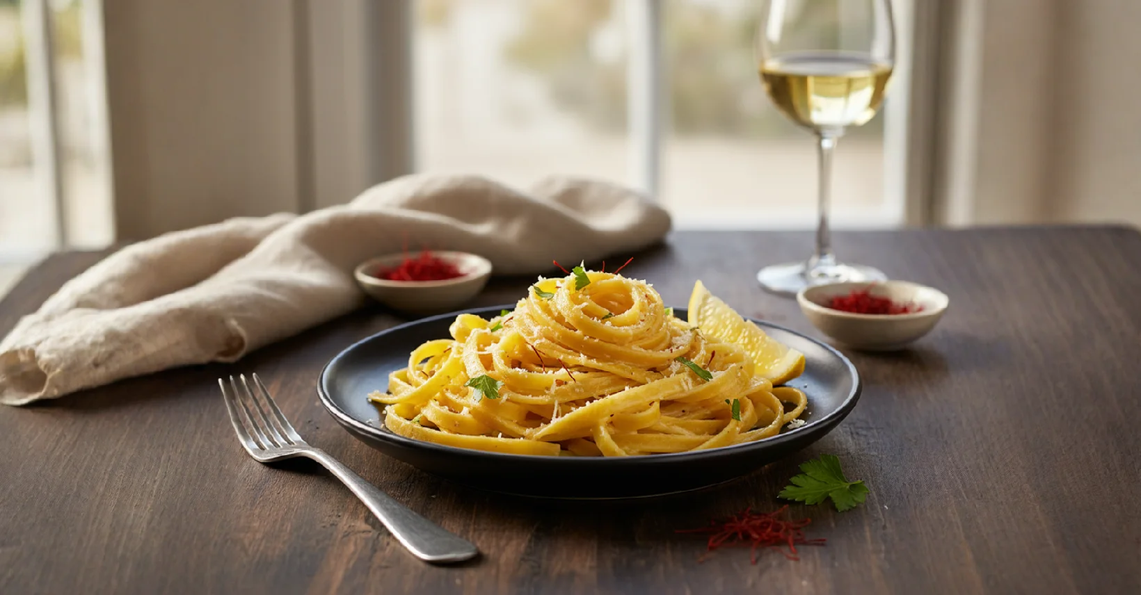 Saffron Pasta Recipe