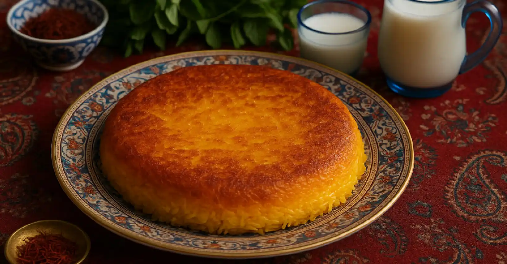 saffron tahdig recipe